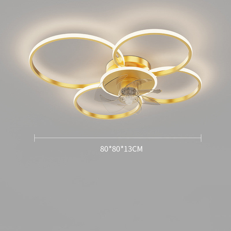 Ring Light Luxury Bedroom Lamp Ceiling