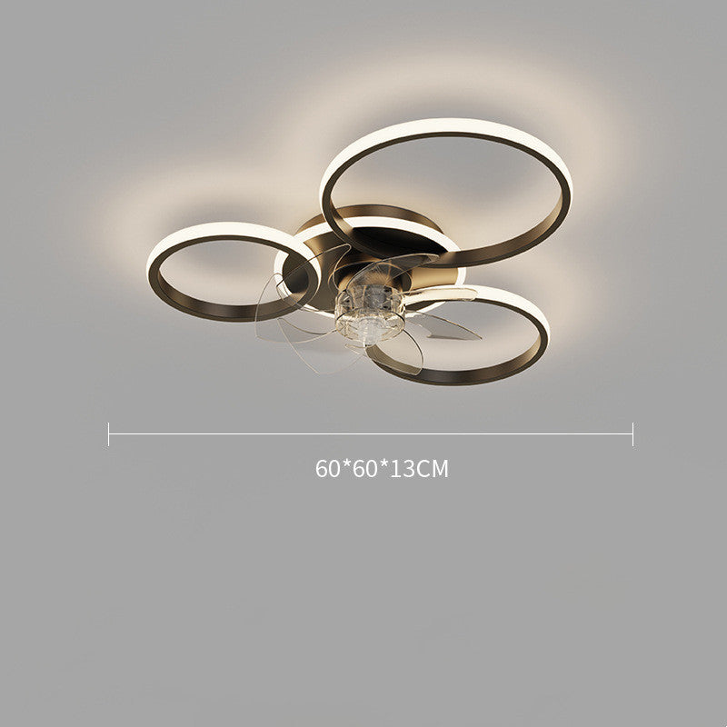 Ring Light Luxury Bedroom Lamp Ceiling