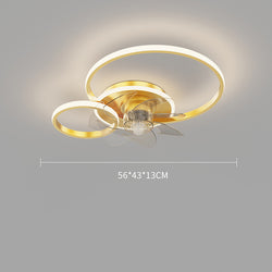 Ring Light Luxury Bedroom Lamp Ceiling