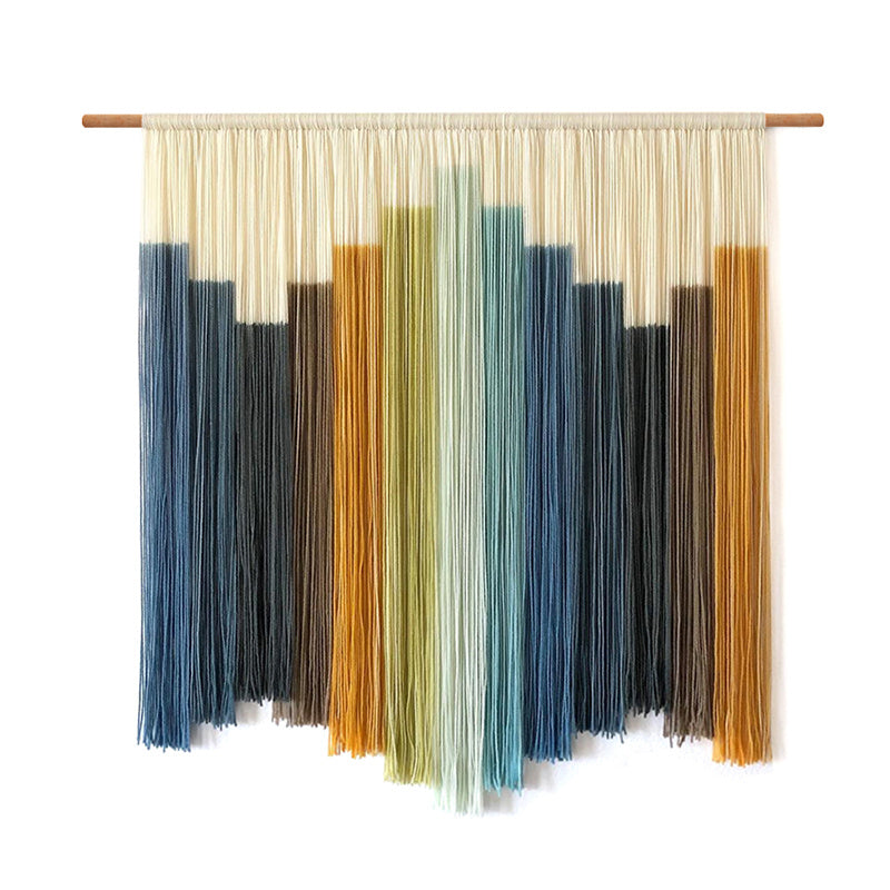 Ins Wind Bohemian Porch Fabric Woven Tassel Tapestry