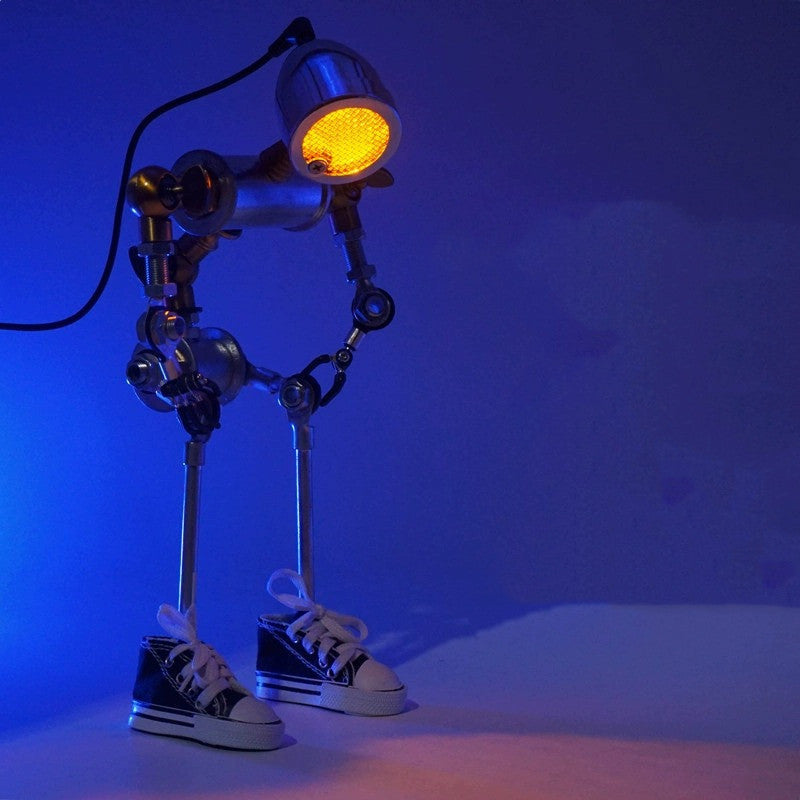 Creative Esports Desktop Gift Metal Robot Desk Lamp