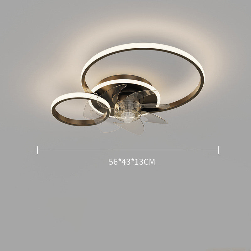 Ring Light Luxury Bedroom Lamp Ceiling