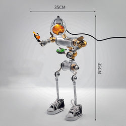 Creative Esports Desktop Gift Metal Robot Desk Lamp