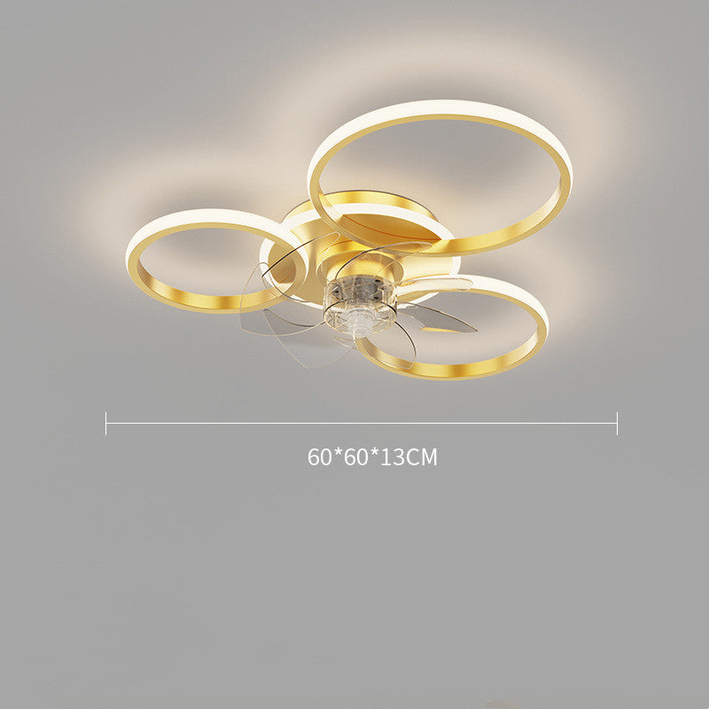 Ring Light Luxury Bedroom Lamp Ceiling